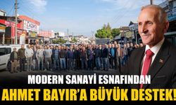 Modern Sanayi Esnafından Ahmet BAYIR’a Büyük Destek