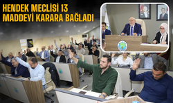 Hendek Belediyesi Ekim Ayı Meclis Toplantısı 13 Maddeyi Karara Bağladı