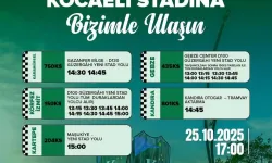 Kocaeli Büyükşehir’den Kocaelispor Maçı İçin Taraftara Ulaşım ve Otopark Desteği