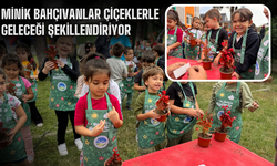 Minik bahçıvanlar doğayla buluştu: Çiçeklerle geleceği yeşertiyorlar