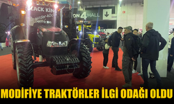 Modifiye traktörler ilgi odağı oldu