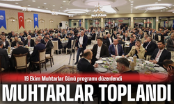 19 Ekim Muhtarlar Günü programı düzenlendi