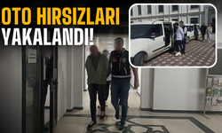 Oto hırsızları yakalandı