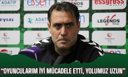 Teknik Direktör Serhat Sütlü: “Oyuncularım iyi mücadele etti, yolumuz uzun”
