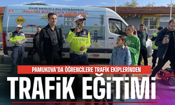 Pamukova’da öğrencilere trafik bilinci eğitimi
