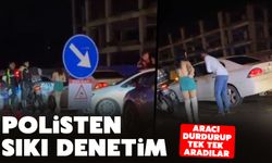 Şüpheli araca denetim yapıldı