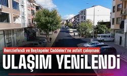 Remziefendi ve Beştepeler Caddeleri’ne asfalt çalışması