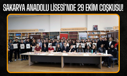 Sakarya Anadolu Lisesi’nde 29 Ekim coşkusu!