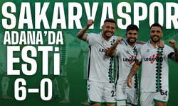 Sakaryaspor Adana'da esti: 6-0 skor!