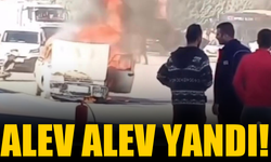 Serdivan Yazlık Kavşağında Otomobil Yandı!