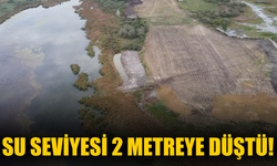 Su seviyesi 2 metreye düştü!