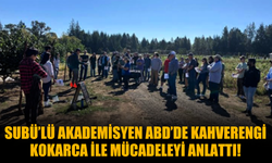 SUBÜ’lü akademisyen ABD’de kahverengi kokarca ile mücadeleyi anlattı