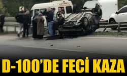 D-100'de feci kaza!