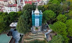 Tarihi saat kulesinin restorasyonu yıl sonunda tamamlanacak