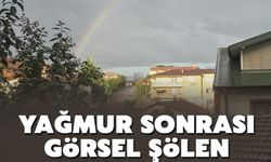 Yağmur sonrası görsel şölen