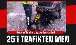 Sakarya’da Abartı Egzozlu Araçlara Jandarma Denetimi