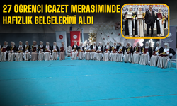 Akyazı’da 27 Öğrenci Hafızlık İcazetini Aldı