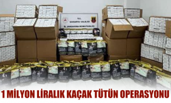 Sakarya’da 1 Milyon Liralık Kaçak Tütün Operasyonu: 1 Gözaltı