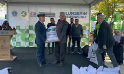 Çiftçilere 47 ton buğday tohumu desteği
