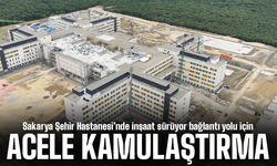 Bağlantı yolu için acele kamulaştırma kararı alındı