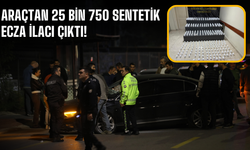Araçtan 25 Bin 750 Sentetik Ecza İlacı Çıktı