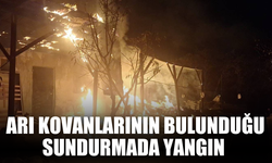 Arı Kovanlarının Bulunduğu Sundurmada Yangın