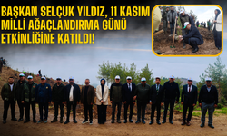 Başkan Selçuk Yıldız, 11 Kasım Milli Ağaçlandırma Günü Etkinliğine Katıldı
