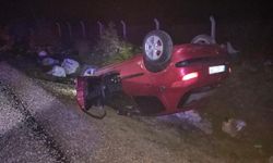 Çanakkale'de şarampole devrilen otomobilin sürücüsü öldü