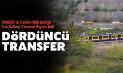 TÜRASAŞ’ta Üretilen Milli Banliyö Tren Setinin 4’üncüsü Raylara İndi