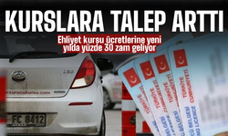 Ehliyet kursu ücretlerine yeni yılda yüzde 30 zam geliyor