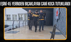 Eşini 45 yerinden bıçaklayan cani koca tutuklandı