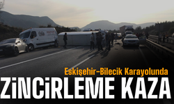 Eskişehir-Bilecik Karayolunda Zincirleme Kaza: 2 Yaralı