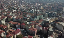 Kocaeli Gebze’de yıkılan bina sonrası riskli bölge havadan görüntülendi: