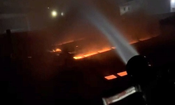 Bursa Kestel’de Kuruyemiş Fabrikasında Yangın