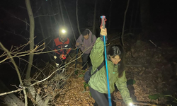 Saitabat Şelalesi’nde mahsur kalan iki kişi AFAD tarafından kurtarıldı