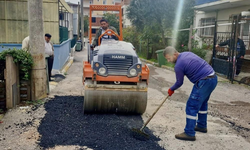 Körfez’de yollara bakım ve onarım çalışmaları sürüyor