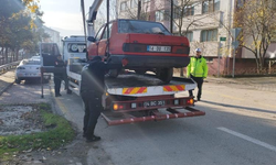 Bolu’da Hurda Araçlara Müdahale: Trafik Polisi Ekipleri Toplamaya Başladı