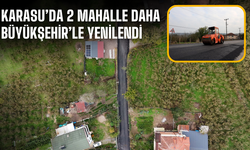 Karasu’da 2 mahalle daha Büyükşehir’le yenilendi