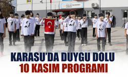 Karasu Fatih Sultan Mehmet İlkokulu’nda 10 Kasım Programı Duygu Dolu Anlara Sahne Oldu