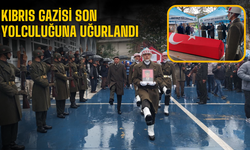 Kıbrıs Gazisi son yolculuğuna uğurlandı