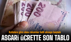 Kulislere göre olası asgari ücret rakamları belli olmaya başladı