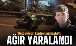 Genç Sürücü Motosiklet Kazasında Ağır Yaralandı