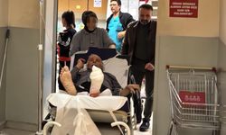 Odun kesmek isterken, ayağını kesti!