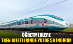 Öğretmenlere tren biletlerinde yüzde 50 indirim