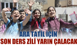 Okullarda İlk Ara Tatil İçin Son Ders Zili Yarın Çalacak