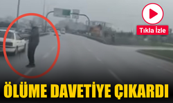 Araçların Arasından Yolun Karşısına Geçti!