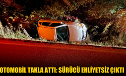 Otomobil takla attı: Yaralı sürücü ehliyetsiz çıktı