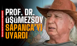 Prof. Dr. Üşümezsoy Sapanca'yı uyardı