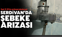 Şebeke arızası sebebiyle sular kesildi!