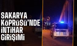 Sakarya Köprüsü'nde canına kıymak istedi